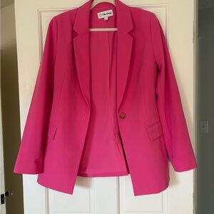 The Drop Women's Blake Long Blazer - Pink